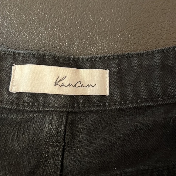 KAN Can Black Jean Shorts SZ Medium - Picture 4 of 7